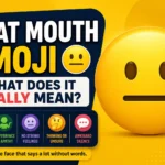 Flat Mouth Emoji 😐: What Does It Really Mean?