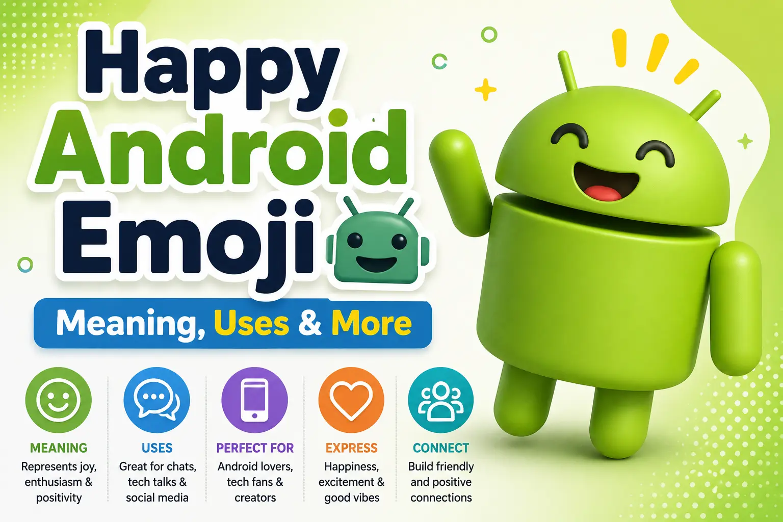 Happy Android Emoji 🤖: Meaning, Uses & More