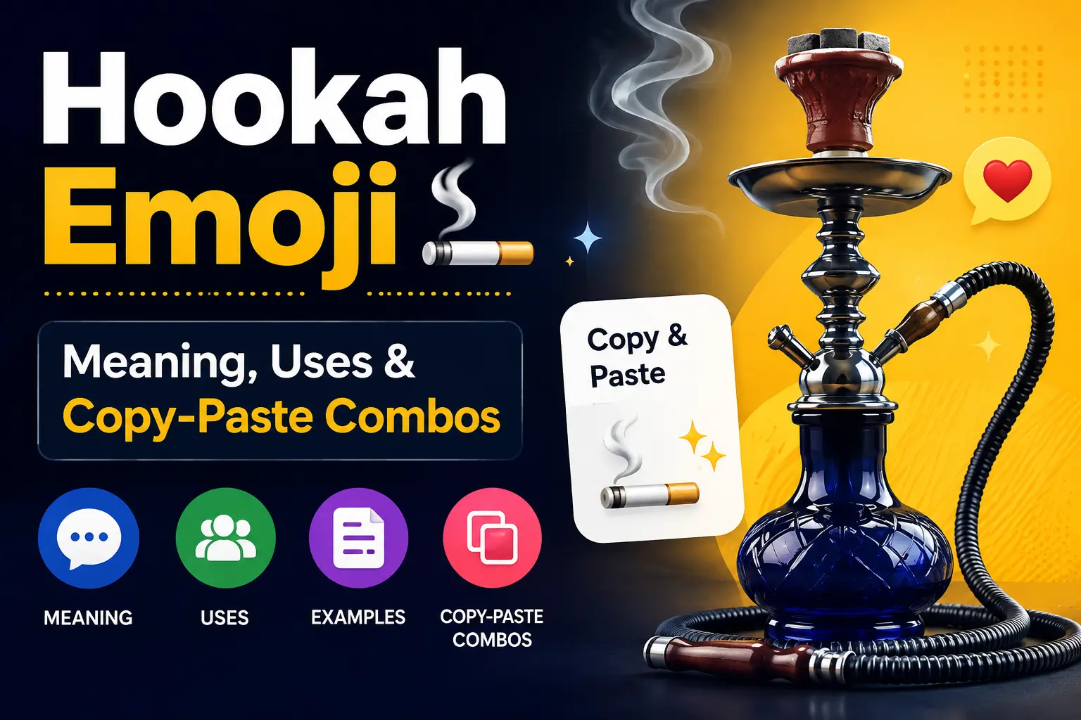 Hookah Emoji 🚬: Meaning, Uses & CopyPaste Combos