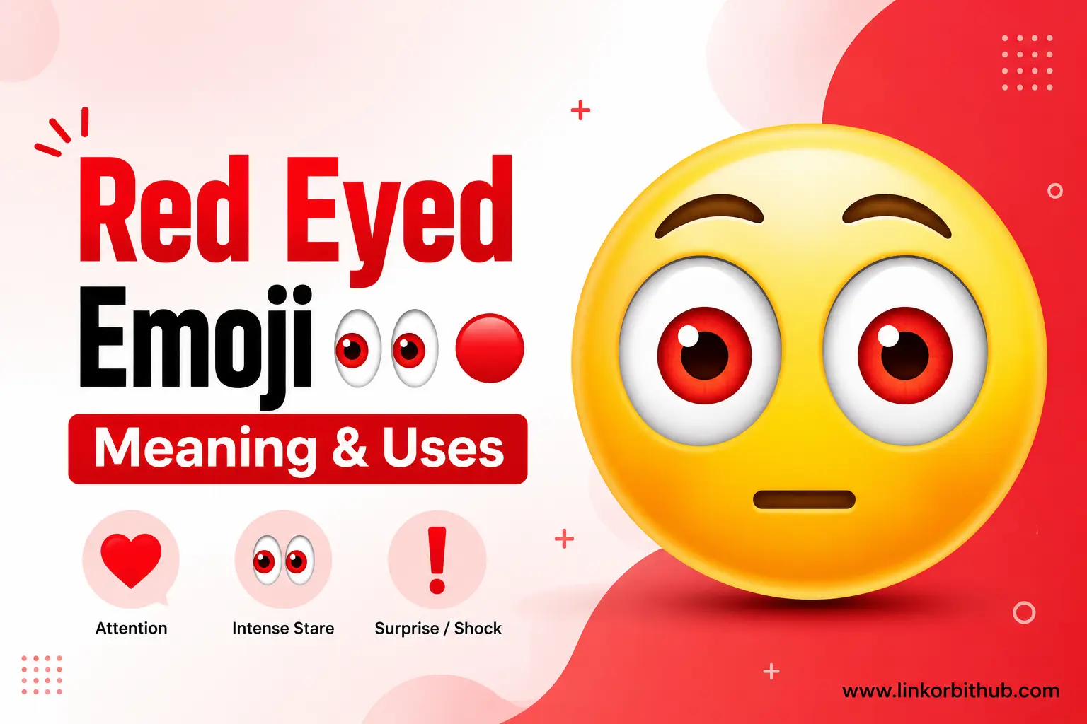 Red Eyed Emoji 👀🔴: Meaning & Uses