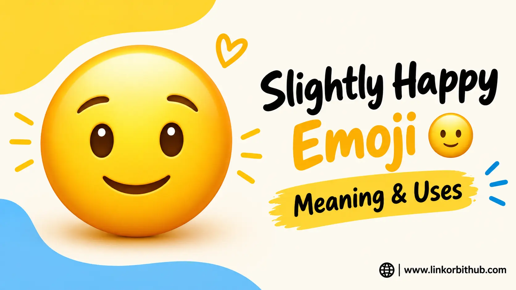 Slightly Happy Emoji 🙂: Meaning & Uses
